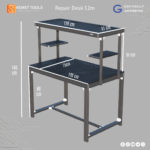 مكتب صيانة احترافي KEMET TOOLS (مقاس 120x75x145 سم)