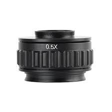 عدسة محول  0.5X CTV لكاميرا الميكروسكوب ثلاثي العدسات