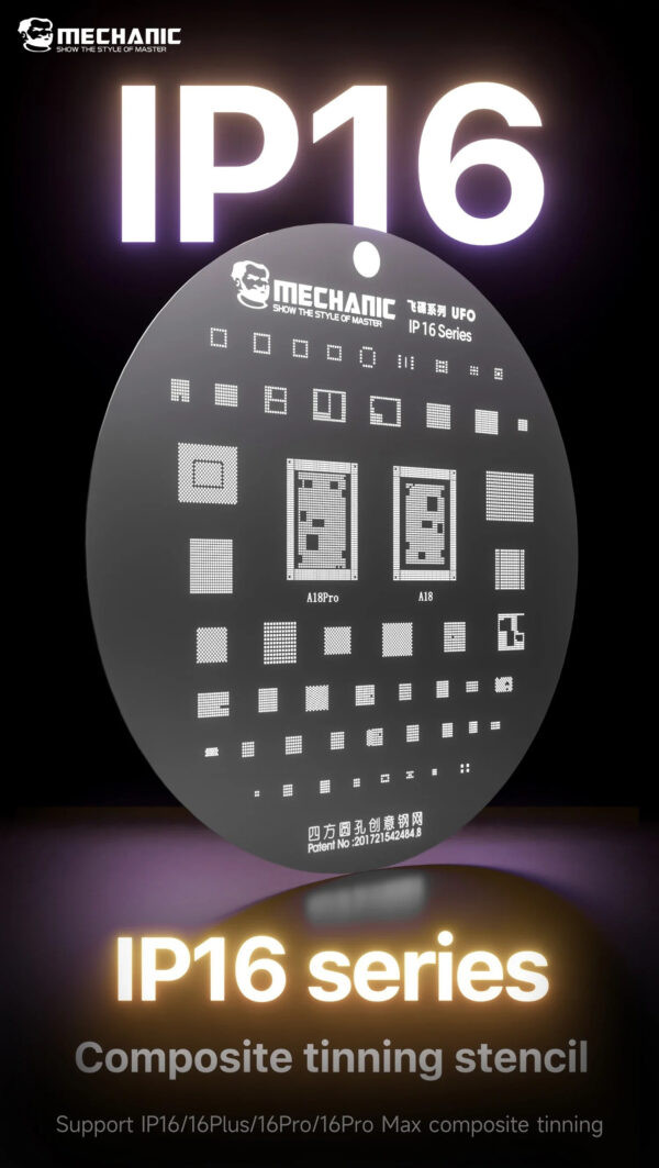 ⁦طقم شبلونات أيفون ميكانيك Mechanic UFO (يدعم من X لـ 16)⁩ - الصورة ⁦9⁩