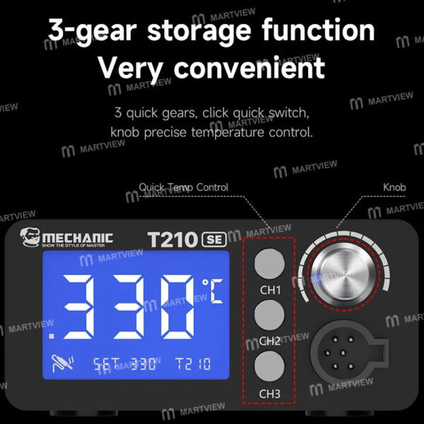 ⁦كاوية ديجيتال ذكية Mechanic T210 SE⁩ - الصورة ⁦5⁩