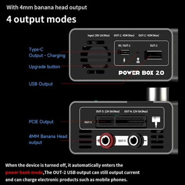⁦باور سبلاي محمول متغير Mechanic Power Box 2.0⁩ - الصورة ⁦4⁩