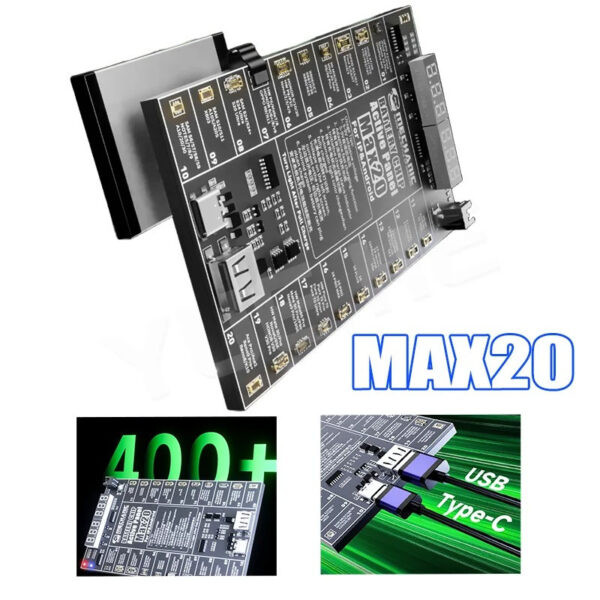 بوردة تنشيط بطاريات أندرويد وأيفون (يدعم حتى 17) Mechanic Max20