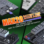 ⁦بوردة تنشيط بطاريات أندرويد وأيفون (يدعم حتى 17) Mechanic Max20⁩ - الصورة ⁦4⁩