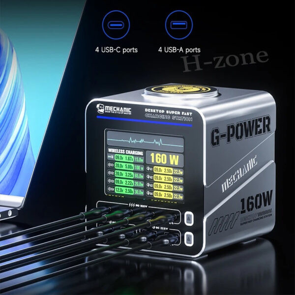 ⁦تستر شحن ذكي Mechanic G-Power (قدرة 160 وات)⁩ - الصورة ⁦3⁩