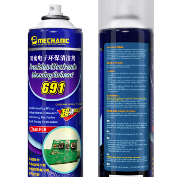 منظف إلكترونيات دقيق MECHANIC 691 (العبوة الزرقاء) - سعة 600 مل