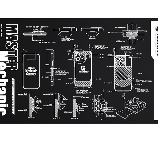 بادة سيليكون MECHANIC V77 (مقاس 600×350 مم)
