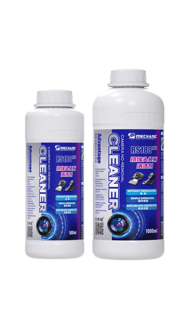 CfoR2l2.jpg سائل تنظيف عدسات الكاميرا من ميكانيك MECHANIC RS180 Max - الصورة 1