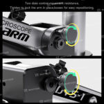 ⁦ذراع ميكرسكوب ميكانيك MECHANIC DVS-1 (دوران 360 درجة، ممتص صدمات هيدروليكي، مانع للاهتزاز)⁩ - الصورة ⁦2⁩