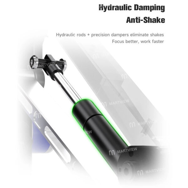 ⁦ذراع ميكرسكوب ميكانيك MECHANIC DVS-1 (دوران 360 درجة، ممتص صدمات هيدروليكي، مانع للاهتزاز)⁩ - الصورة ⁦5⁩