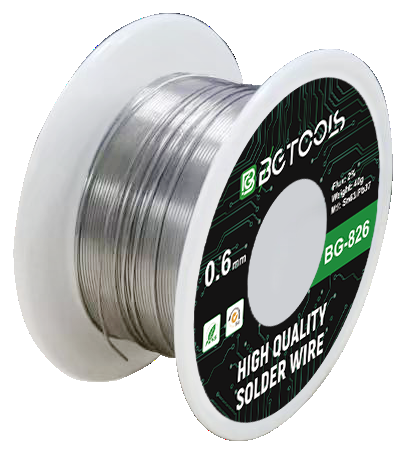 قصدير سلك فائق النعومة عالي الجودة BG TOOLS 63/37 (0.6mm / 40G)