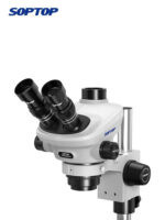 ⁦ميكروسكوب ترينوكولار (ثلاثي العينين) زووم مستمر سوبتوب SOPTOP SZM-6565Pro⁩ - الصورة ⁦3⁩