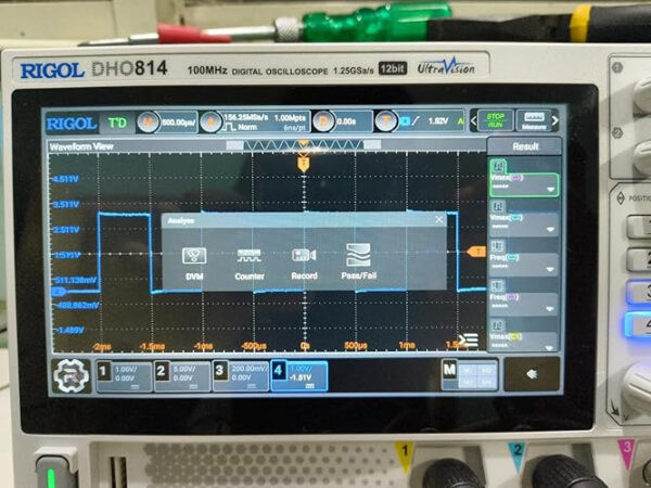 ⁦أوسيلوسكوب ديجيتال ريجول RIGOL DHO814 (بقوة 100MHz - 4 قنوات - سرعة عينات 1.25GSa/s)⁩ - الصورة ⁦5⁩