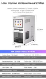 ⁦ماكنية ليزر باغات و ضهور TBK958ZE الإصدار الجديد ( UV LASER 5W )⁩ - الصورة ⁦2⁩
