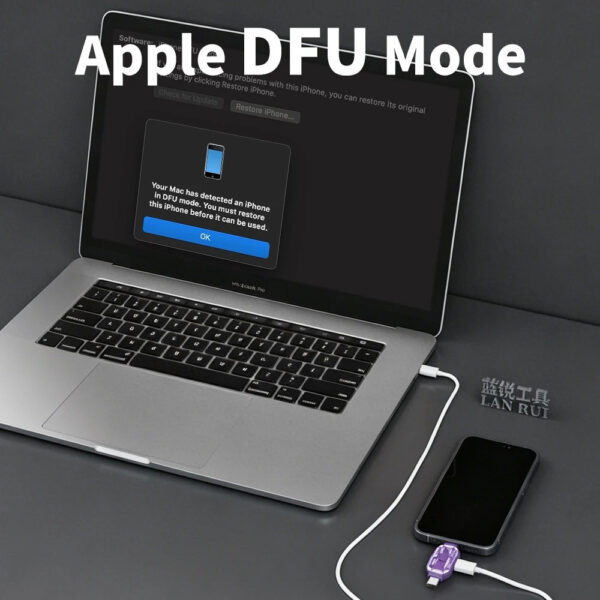 ⁦بوكس إدخال وضع DFU والريكفري بضغطة واحدة لانروي Lanrui V587 (آيفون وسامسونج)⁩ - الصورة ⁦5⁩