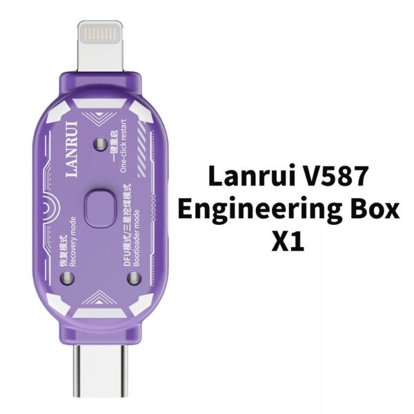 ⁦بوكس إدخال وضع DFU والريكفري بضغطة واحدة لانروي Lanrui V587 (آيفون وسامسونج)⁩ - الصورة ⁦3⁩