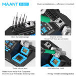 ⁦محطة لحام (كاوية) مزدوجة ما آنت MaAnt 2S-215 (دبل مخرج)⁩ - الصورة ⁦3⁩